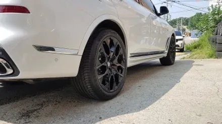 BMW X7 LCI 휠복원 검정 휠도색 분채도장 리더스휠 / 시흥시 죽율동