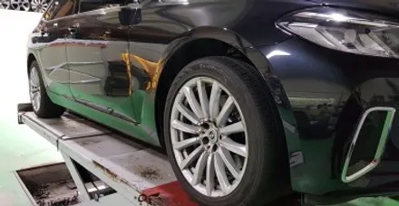 리더스휠 BMW 6시리즈 휠복원 검정색 휠도색 분채도장 / 시흥시 죽율동