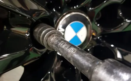 BMW 528i 휠복원 휠 도색 후기 유광블랙 휠도색 분체도장 리더스휠 / 시흥시 죽율동