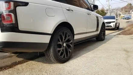 랜드로버 L405 보그 21인치 블랙휠 휠복원 휠도색 분채도색 리더스휠 / 시흥시 죽율동