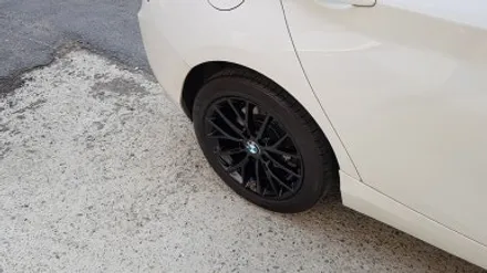 BMW 1시리즈 118D 휠복원 블랙휠 휠도색 분체도장 리더스휠 / 시흥시 죽율동