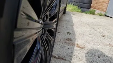 볼보 S90 B5 휠복원 블랙유광 휠도색 분체도색 리더스휠 / 시흥시 죽율동