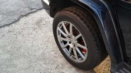리더스휠 벤츠 지바겐 G63AMG 휠복원 블랙하이퍼 휠도색 분체도색 / 시흥시 죽율동