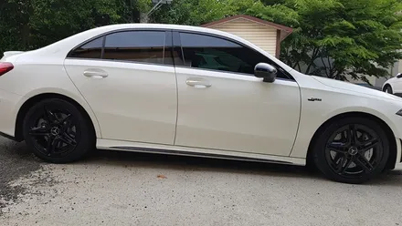 벤츠 A35 AMG 분체도장 블랙유광 휠도색 휠복원 리더스휠 / 시흥시 죽율동