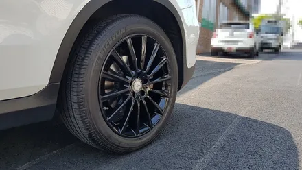 벤츠 GLC 250D 마차휠 휠복원 블랙휠 휠도색 분체도장 리더스휠 / 시흥시 죽율동