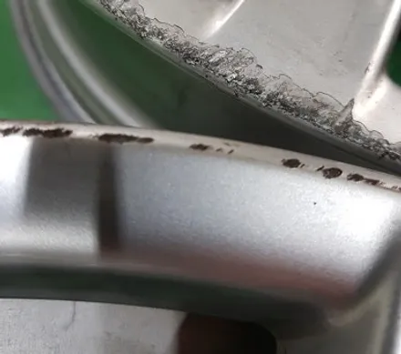 BMW F06 640D 그란쿠페 휠복원 373M휠 순정 실버 휠도색  분체도색 리더스휠 / 시흥시 죽율동