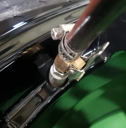 벤츠 GLC220 D 쿠페 휠긁힘 찍힘 휠복원 하이그로시 블랙 휠도색 분체도장 / 시흥시 죽율동