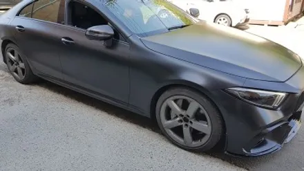 벤츠 CLS 400D 올블랙(크롬죽이기) 휠도색 휠복원 분체도장 리더스휠 / 시흥시 죽율동