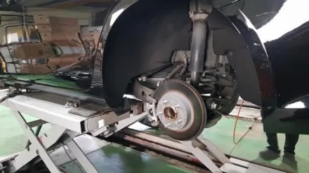 올뉴 말리부 휠복원 퍼펙트 블랙 레드라인 휠도색 분체도색 리더스휠 / 시흥시 죽율동