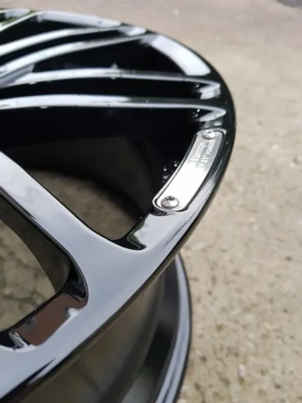 벤츠 S63 AMG BRABUS 모노블럭 F 휠복원 블랙유광 휠도색 분채도장 / 시흥시 죽율동