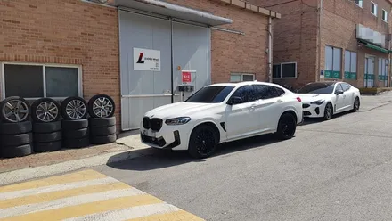 BMW F98 X4M 컴페티션 LCI 892M 휠복원 올블랙 분채도색 휠도색 리더스휠 / 시흥시 죽율동