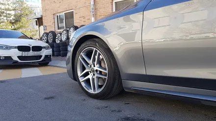 자동차휠복원 벤츠 S클래스 S350 건메탈 휠다이아몬드커팅 분체 휠도색 리더스휠 / 시흥시 죽율동