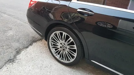벤츠 S560 S클래스 휠 긁힘 찍힘 휠복원 휠도색 분체도장 리더스휠 / 시흥시 죽율동