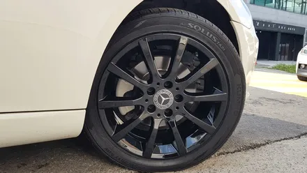 벤츠 SLK 200 유광블랙 휠도색 휠복원 분채도장 / 시흥시 죽율동