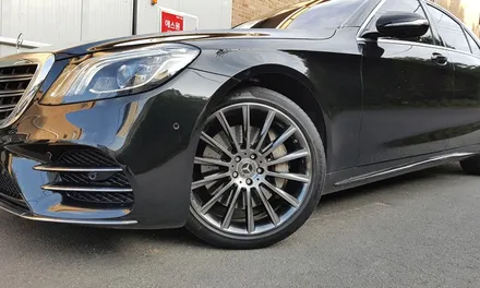 벤츠 S350 휠복원 고스트크롬 휠도색 분체도색 / 시흥시 죽율동