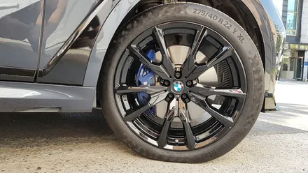 BMW G07 X7 블랙 하이그로시 휠도색 휠복원 분체도장 / 시흥시 죽율동