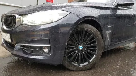 BMW 그란투리스모 320D 휠복원 블랙 하이그로시 휠도색 분체도장 / 시흥시 죽율동