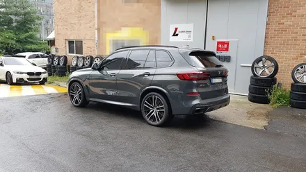 BMW G05 X5 742M 휠복원 블랙 폴리시 휠도색 분채도색 리더스휠 / 시흥시 죽율동