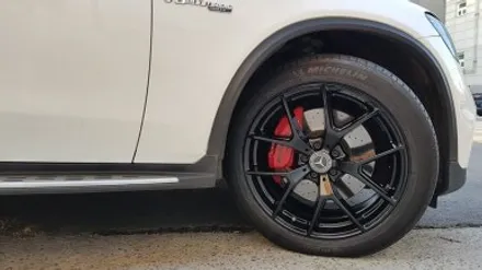 벤츠 GLC220 D 쿠페 휠긁힘 찍힘 휠복원 하이그로시 블랙 휠도색 분체도장 / 시흥시 죽율동