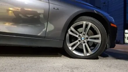 BMW 3시리즈 325D 휠 갈림 휠복원 하이퍼블랙 휠도색 분채도색 리더스휠 / 시흥시 죽율동