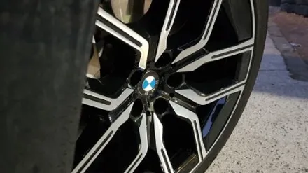 BMW G70E I7 907M 휠복원 블랙 폴리시 휠도색 분체도장 리더스휠 / 시흥시 죽율동
