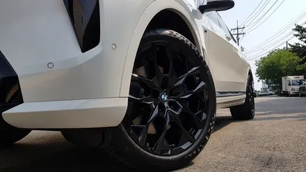 BMW X7 LCI 휠복원 검정 휠도색 분채도장 리더스휠 / 시흥시 죽율동