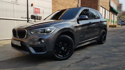 리더스휠 BMW X1 휠복원 하이그로시 블랙 휠도색 분채도색 / 시흥시 죽율동