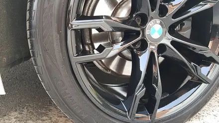 BMW 520D 하이그로시 블랙 분채도장 휠도색 휠복원 리더스휠 / 시흥시 죽율동