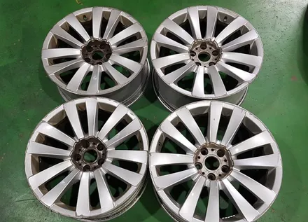 BMW 7시리즈 750LD 휠파임 휠복원 휠도색 실버 분채도색 / 시흥시 죽율동