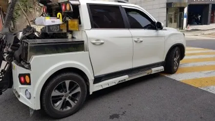 견인차 렉카 휠복원 분채도장 블랙 하이그로시 휠도색 리더스휠 / 시흥시 죽율동