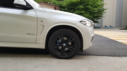 BMW X5 블랙휠 휠도색 휠복원 M팩 블루 캘리퍼도색 리더스휠 / 시흥시 죽율동