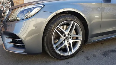 자동차휠복원 벤츠 S클래스 S350 건메탈 휠다이아몬드커팅 분체 휠도색 리더스휠 / 시흥시 죽율동