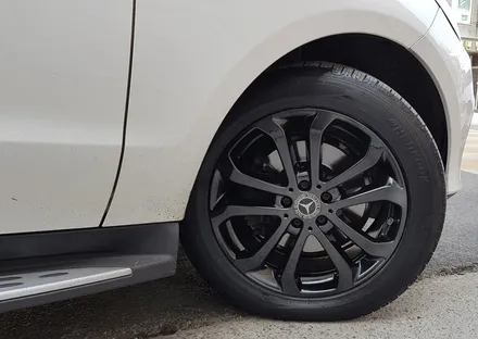 벤츠 ML GLE250 휠복원 다크 크롬쉐도우 휠도색 분체도장 리더스휠 / 시흥시 죽율동
