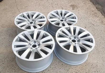 BMW 7시리즈 750LD 휠파임 휠복원 휠도색 실버 분채도색 / 시흥시 죽율동