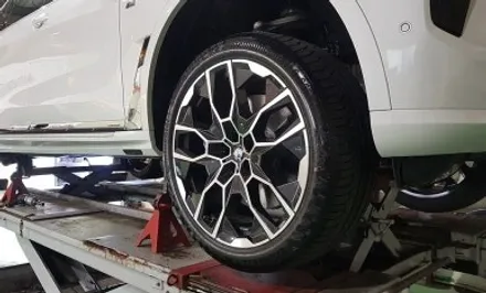 BMW X7 LCI 휠복원 검정 휠도색 분채도장 리더스휠 / 시흥시 죽율동