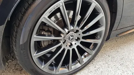 벤츠 S350 휠복원 고스트크롬 휠도색 분체도색 / 시흥시 죽율동