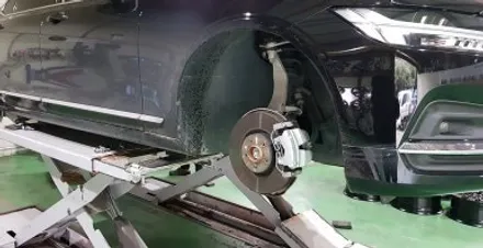 볼보 S90 B5 휠복원 블랙유광 휠도색 분체도색 리더스휠 / 시흥시 죽율동