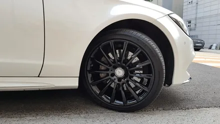 벤츠 CLS400 휠복원 방법 및 블랙유광 휠도색 분체도장 / 시흥시 죽율동