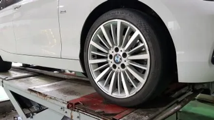 BMW 1시리즈 118D 휠복원 블랙휠 휠도색 분체도장 리더스휠 / 시흥시 죽율동