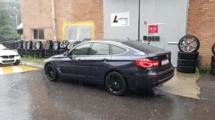 BMW 그란투리스모 320D 휠복원 블랙 하이그로시 휠도색 분체도장 / 시흥시 죽율동