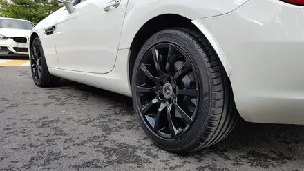 벤츠 SLK 200 유광블랙 휠도색 휠복원 분채도장 / 시흥시 죽율동