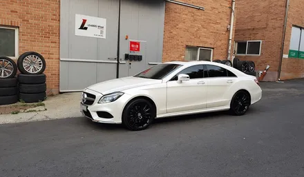 벤츠 CLS400 휠복원 방법 및 블랙유광 휠도색 분체도장 / 시흥시 죽율동