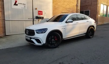 벤츠 GLC220 D 쿠페 휠긁힘 찍힘 휠복원 하이그로시 블랙 휠도색 분체도장 / 시흥시 죽율동
