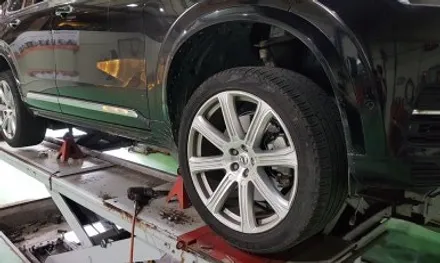볼보 XC90 휠복원 블랙휠 휠도색 분채도색 리더스휠 / 시흥시 죽율동