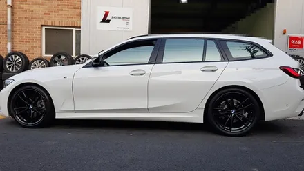 BMW 3시리즈 휠 도색 비용 유광 블랙휠 휠도색 분체도장 / 시흥시 죽율동
