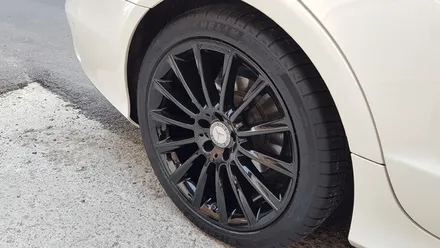 벤츠 CLS400 휠복원 방법 및 블랙유광 휠도색 분체도장 / 시흥시 죽율동