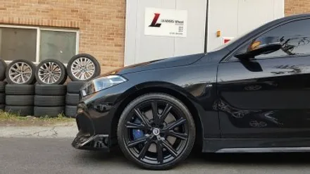 BMW 1시리즈 F40 M135i 휠복원 반광 블랙 휠도색 분체도장 리더스휠 / 시흥시 죽율동