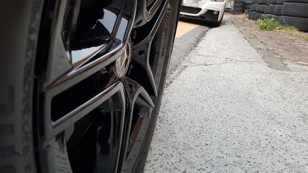 벤츠 S400 19인치 휠복원 블랙 휠도색 분체도색 부천휠도색 / 시흥시 죽율동