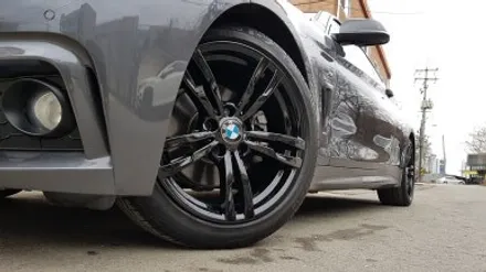 분체도장 BMW 4시리즈 420D 쿠페 441M 휠복원 블랙유광 휠도색 / 시흥시 죽율동
