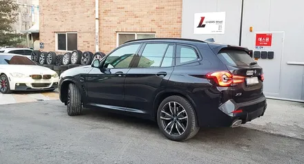 리더스휠 BMW X3 휠복원 787M 건메탈 폴리쉬 다이아컷팅 휠수리 / 시흥시 죽율동